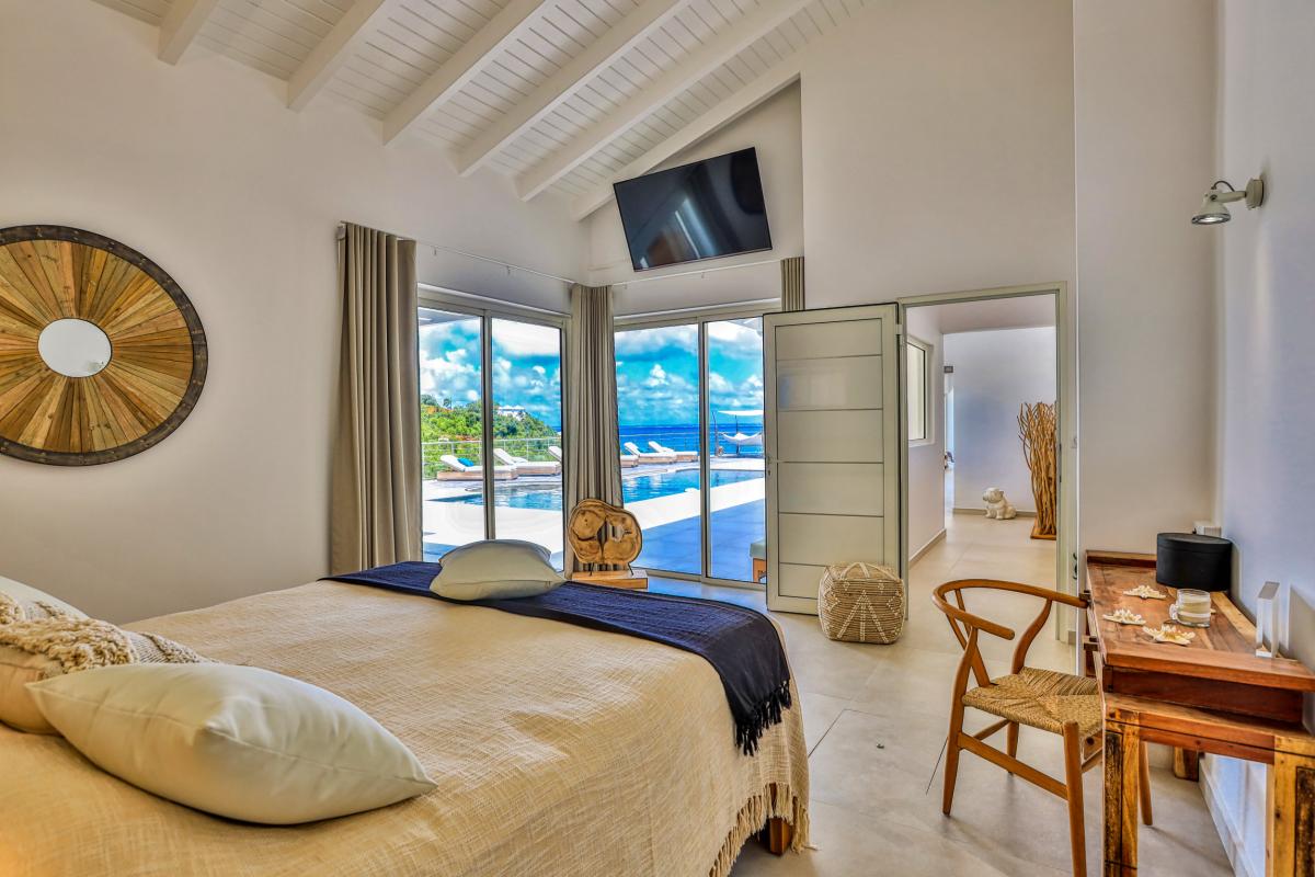 43_VillaAzurDream Location villa st Martin Terres Basse 7 chambres 14 personnes avec piscine et vue mer_13